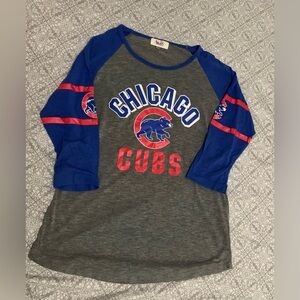 Chicago Cubs Baseball 3/4 Sleeve Tee